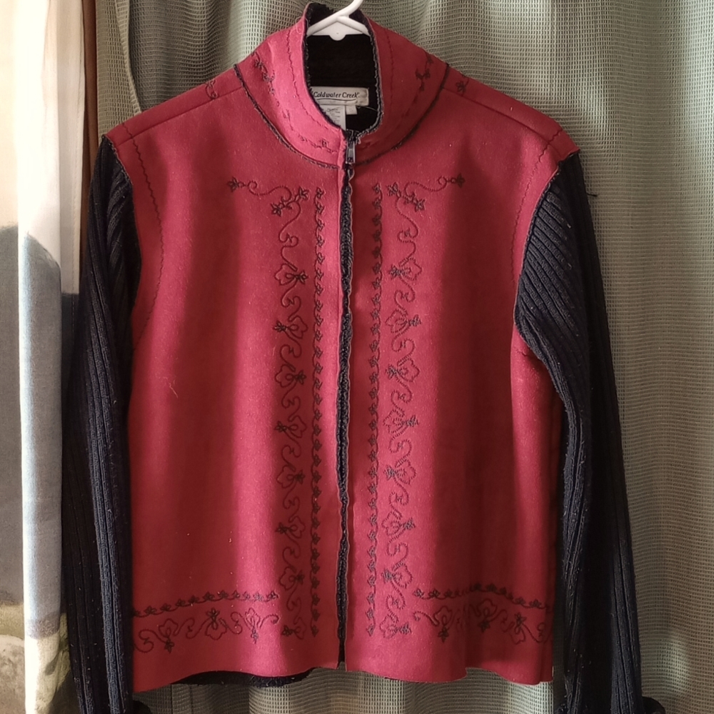 Coldwater Creek Sherpa jacket size small